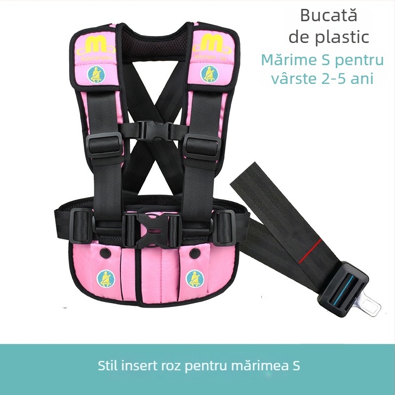 Vestă de siguranță de călătorie multifuncțională cu centură detașabilă, poliester, 0,95 kg, potrivit pentru 10-36 kg