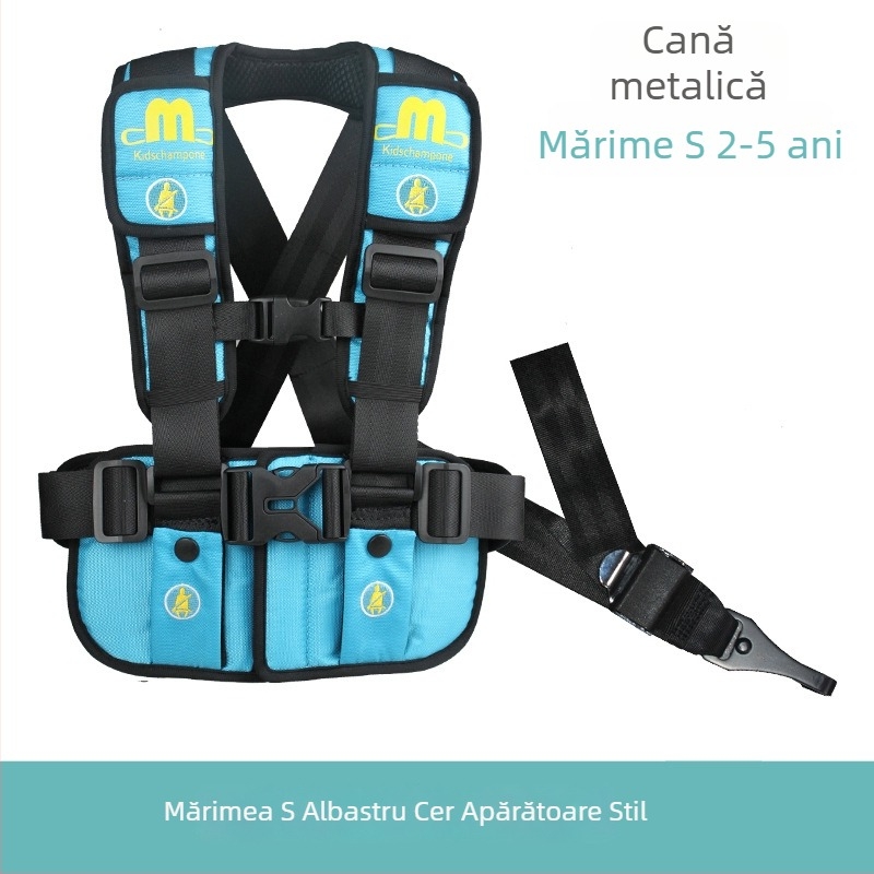 Vestă de siguranță de călătorie multifuncțională cu centură detașabilă, poliester, 0,95 kg, potrivit pentru 10-36 kg