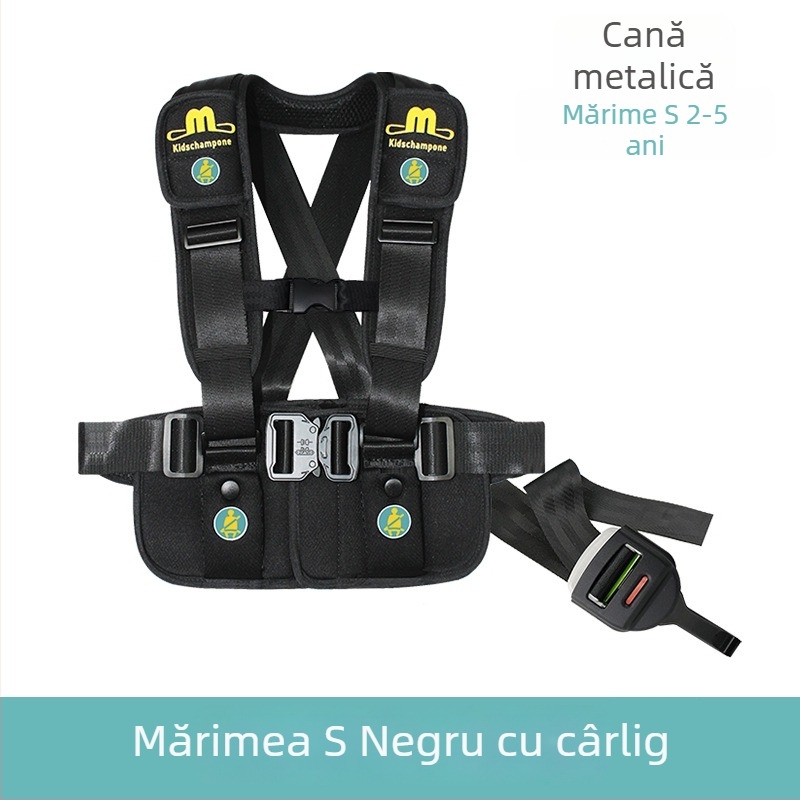 Vestă de siguranță de călătorie multifuncțională cu centură detașabilă, poliester, 0,95 kg, potrivit pentru 10-36 kg