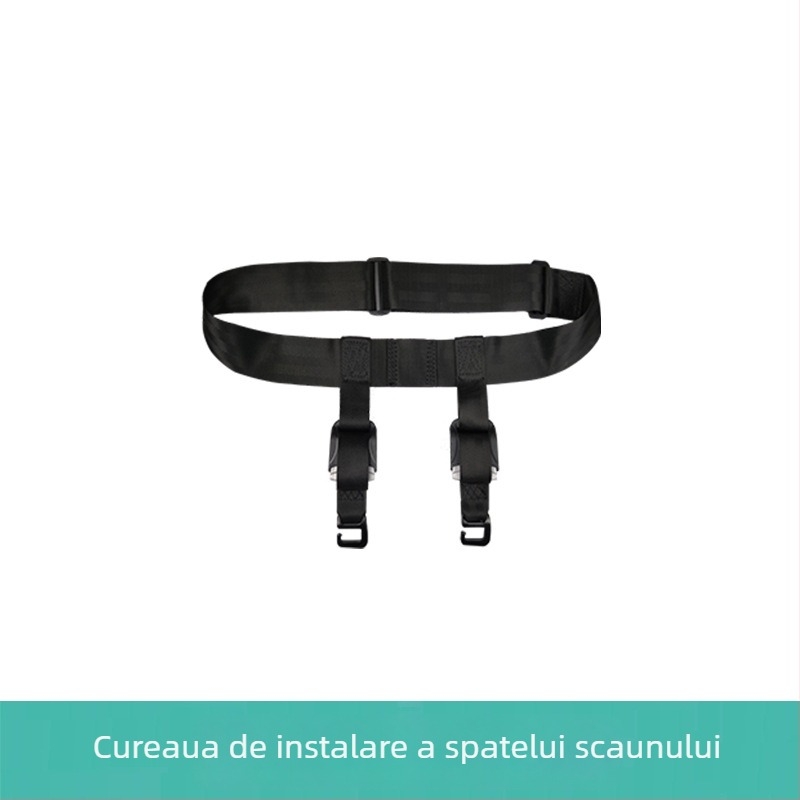 Vestă de siguranță de călătorie multifuncțională cu centură detașabilă, poliester, 0,95 kg, potrivit pentru 10-36 kg