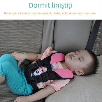 Scaun auto portabil pentru copii cu Isofix pentru călătorii, material poliester, personalizare disponibilă