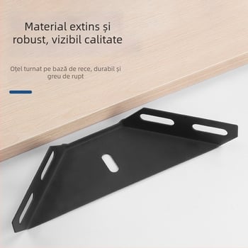 Conector unghiular pentru pat, în formă de L, unghi drept 90°, îngroșat, reglabil, potrivit pentru canapea-pat și cadru cu lamele