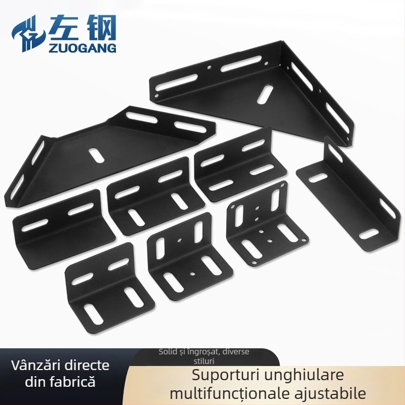 Conector unghiular pentru pat, în formă de L, unghi drept 90°, îngroșat, reglabil, potrivit pentru canapea-pat și cadru cu lamele