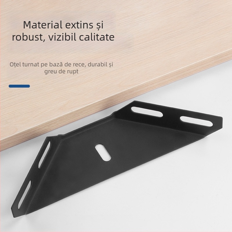 Conector unghiular pentru pat, în formă de L, unghi drept 90°, îngroșat, reglabil, potrivit pentru canapea-pat și cadru cu lamele