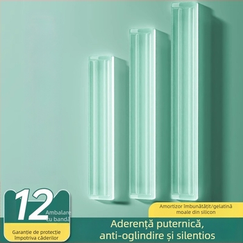 Protecție din silicon pentru ușa frigiderului, tampon anti-impact pentru mâner, funcționare silențioasă, rezistent la uzură