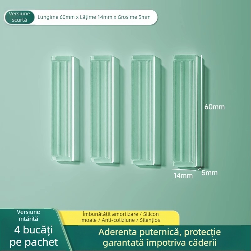 Protecție din silicon pentru ușa frigiderului, tampon anti-impact pentru mâner, funcționare silențioasă, rezistent la uzură