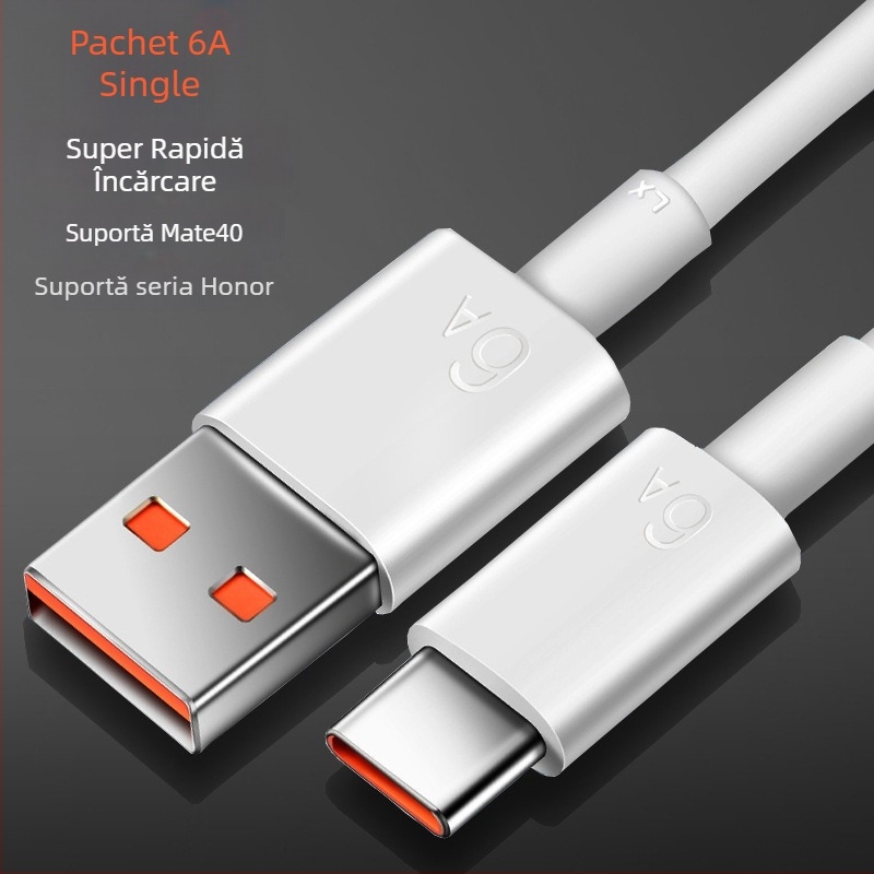 Sanxi cablu de date cu încărcare rapidă 6A — USB-C/Lightning/Micro-USB (multi-interfață), TPES material