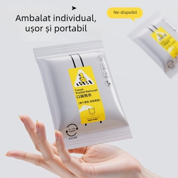 Pelerină de unică folosință, material EVA gros, pentru adulți – poncho de drumeție