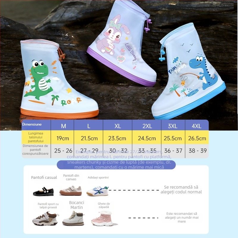 Huse pentru pantofi copii — impermeabile, anti-derapare, rezistente la uzură, anti-murdărire | Beauty