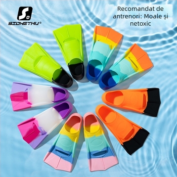 Aripioare de înot din silicon, unisex, scurte — Sioweymu, origine Zhejiang