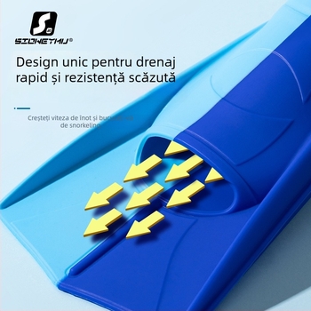 Aripioare de înot din silicon, unisex, scurte — Sioweymu, origine Zhejiang