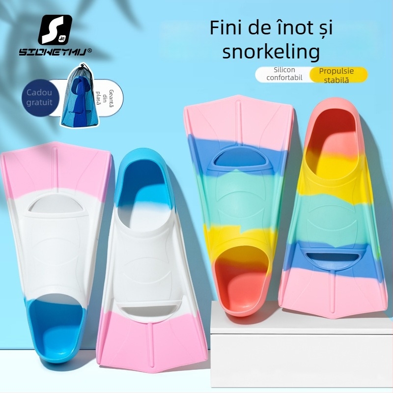 Aripioare de înot din silicon, unisex, scurte — Sioweymu, origine Zhejiang