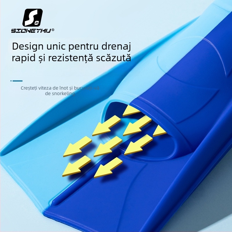 Aripioare de înot din silicon, unisex, scurte — Sioweymu, origine Zhejiang