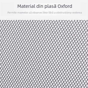 Gard de siguranță interior pentru copii, din țesătură protectoare, pentru podea sau pat, stimulează târârea