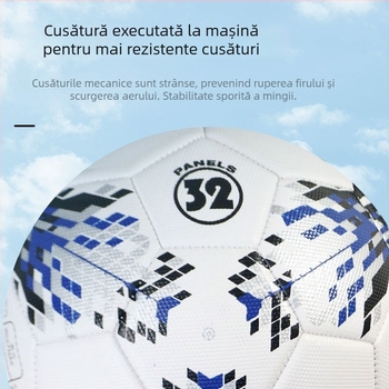 Fotbal PVC pentru copii — minge de antrenament cusută la mașină pentru elevi de gimnaziu și primar