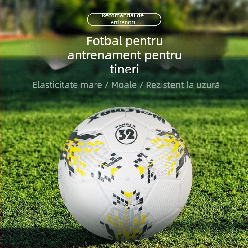 Fotbal PVC pentru copii — minge de antrenament cusută la mașină pentru elevi de gimnaziu și primar