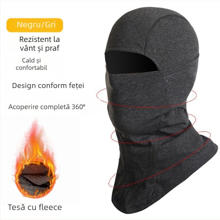 Mască de ciclism unisex cu căptușeală pentru cască, catifea stretch 300 g, Maiden, protecție facială pentru ciclism în aer liber și schi, procesare personalizabilă