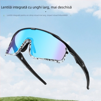 Ochelari pentru ciclism ZM99011, lentile interschimbabile, antivânt, cadru complet, unisex