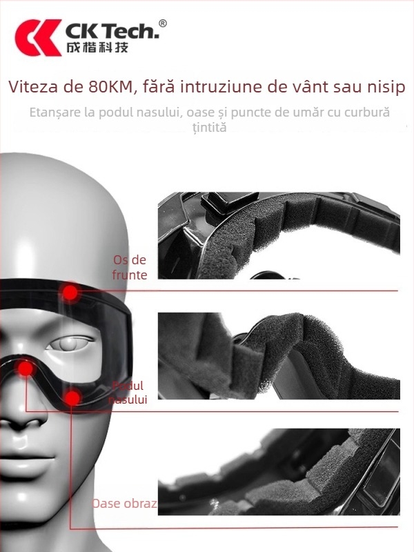 Ochelari de ciclism, stil sport, unisex, model CKY-134, material PC