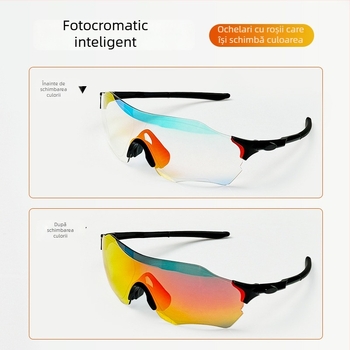Ochelari de ciclism polarizați LP5001, unisex, ramă TR90, lentile interschimbabile, punți nazale reglabile