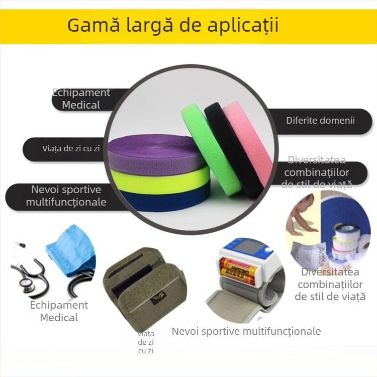 Husă pentru schi cu închidere Velcro și bandă autoadezivă, amestec poliester-nylon