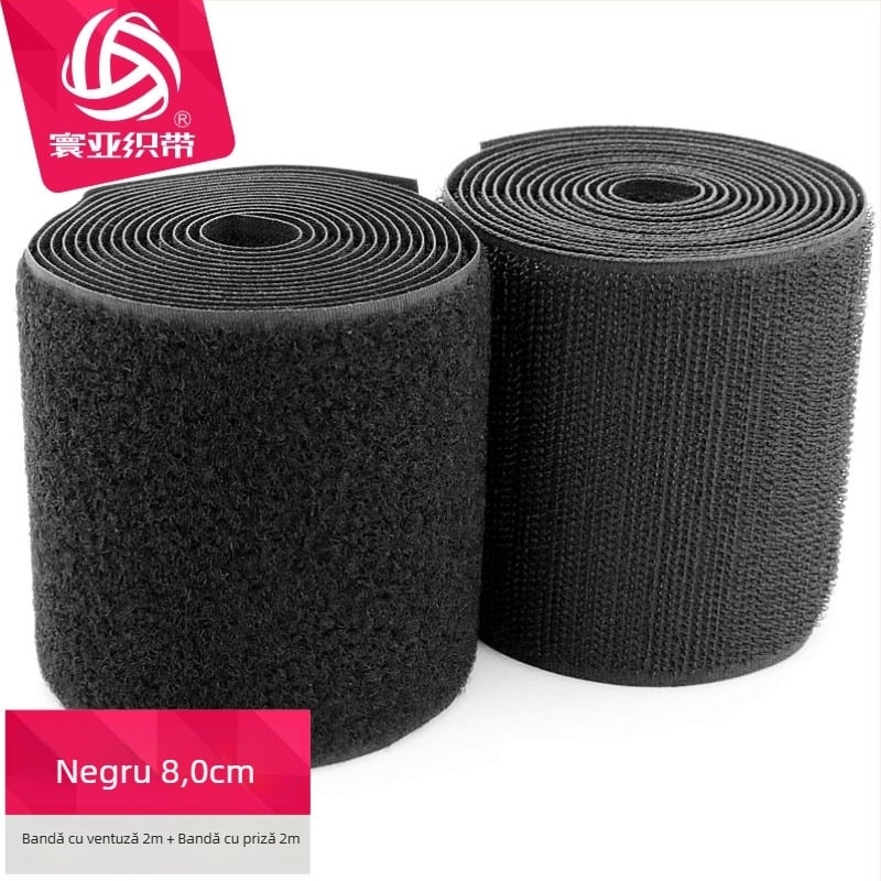 Husă pentru schi cu închidere Velcro și bandă autoadezivă, amestec poliester-nylon