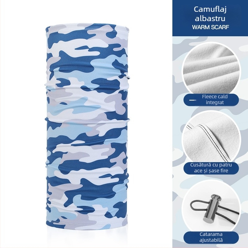 Mască Rexchi pentru ciclism și schi, iarnă, catifea plușată, anti-stropire, turbant hip-hop magic gros, model masculin, potrivită pentru ciclism, drumeții și schi