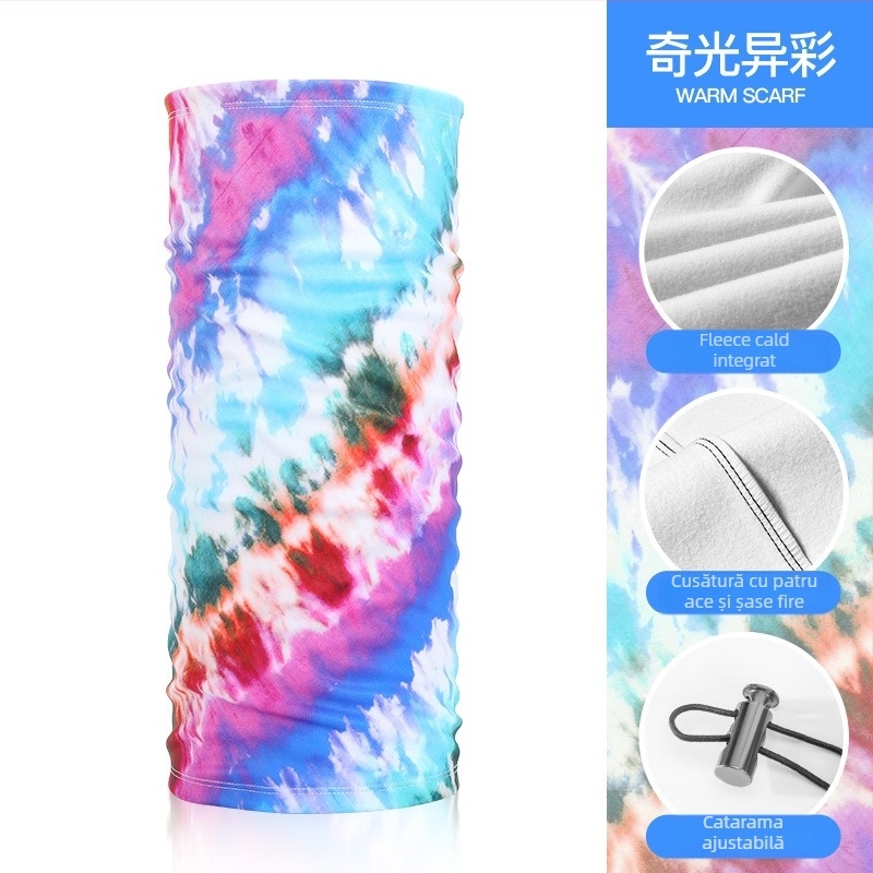 Mască Rexchi pentru ciclism și schi, iarnă, catifea plușată, anti-stropire, turbant hip-hop magic gros, model masculin, potrivită pentru ciclism, drumeții și schi