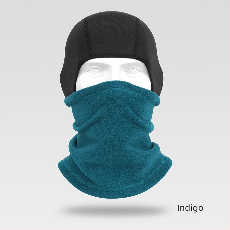 Mască de ciclism cu fleece polar, protecție pentru cap caldă pentru mers cu bicicleta și schi, poliester, brand Ruidong, unisex, rezistentă la vânt