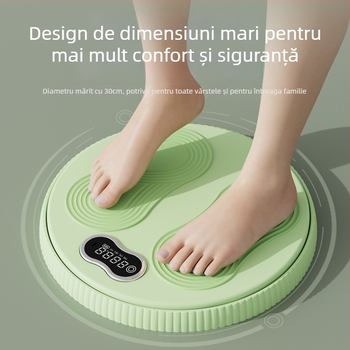 Zhijia disc de torsion cu numărătoare electronică pentru exerciții la domiciliu, ABS