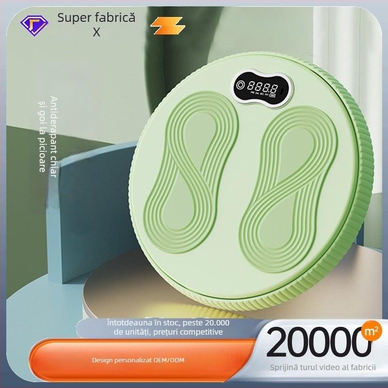 Zhijia disc de torsion cu numărătoare electronică pentru exerciții la domiciliu, ABS