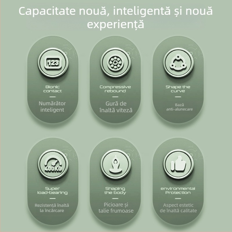 Zhijia disc de torsion cu numărătoare electronică pentru exerciții la domiciliu, ABS