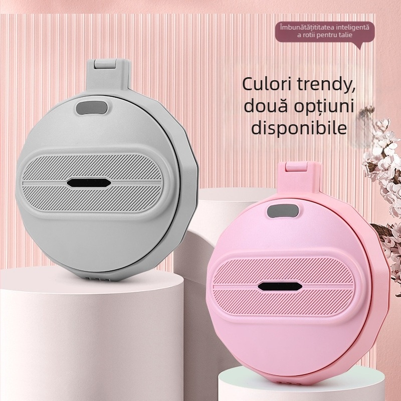 Placă de învârtire cu numărătoare electronică pentru uz casnic — Placă pliabilă pentru învârtirea taliei, din plastic