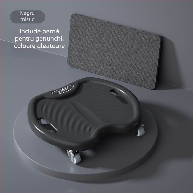 Rola abdominală cu patru roți – funcționare silențioasă, model JFP-A, greutate 0.8 kg, Kang Zhe