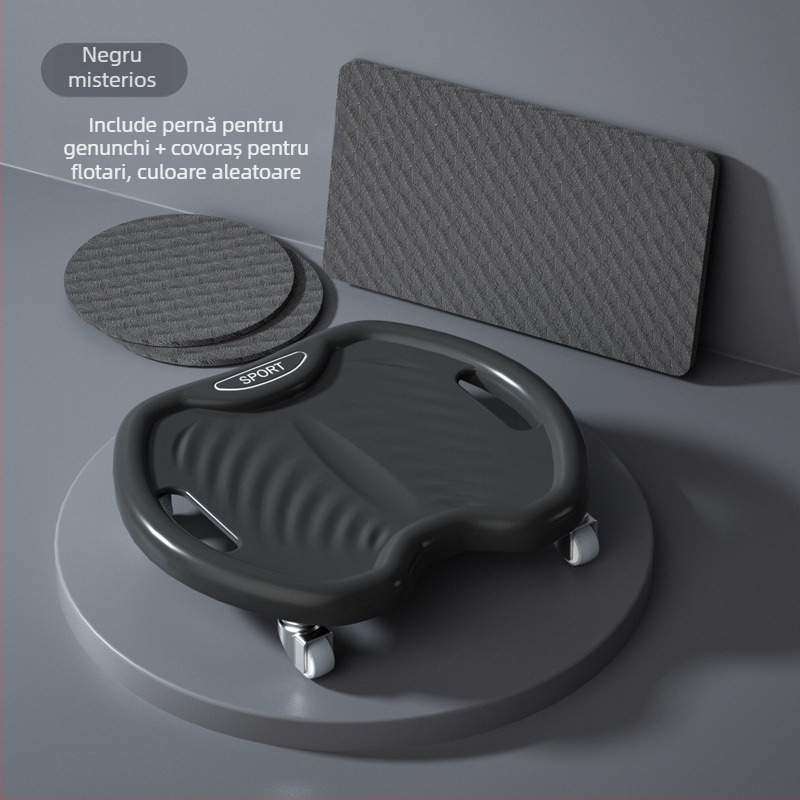 Rola abdominală cu patru roți – funcționare silențioasă, model JFP-A, greutate 0.8 kg, Kang Zhe