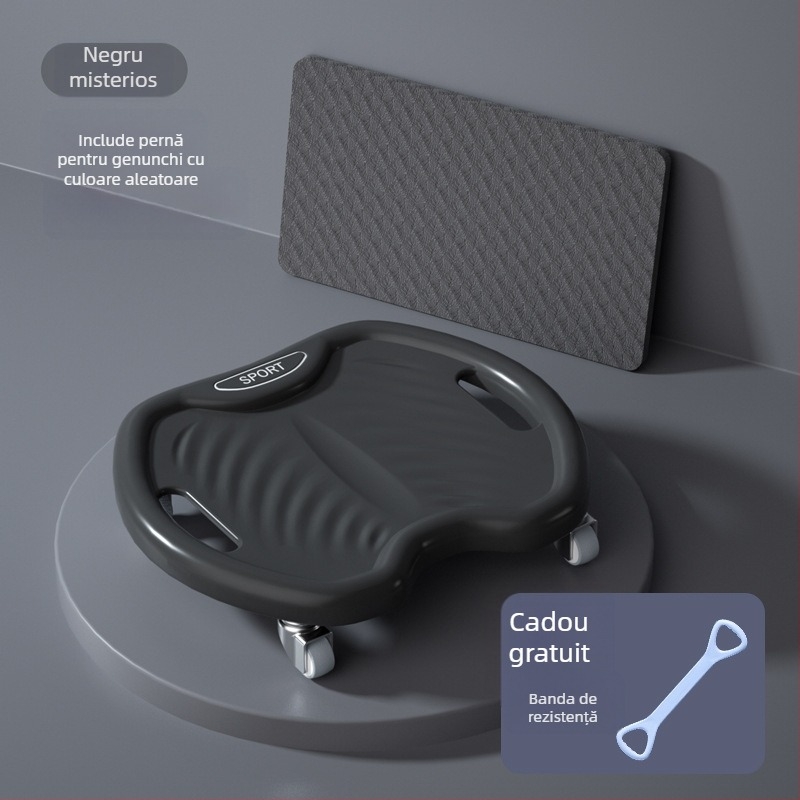Rola abdominală cu patru roți – funcționare silențioasă, model JFP-A, greutate 0.8 kg, Kang Zhe