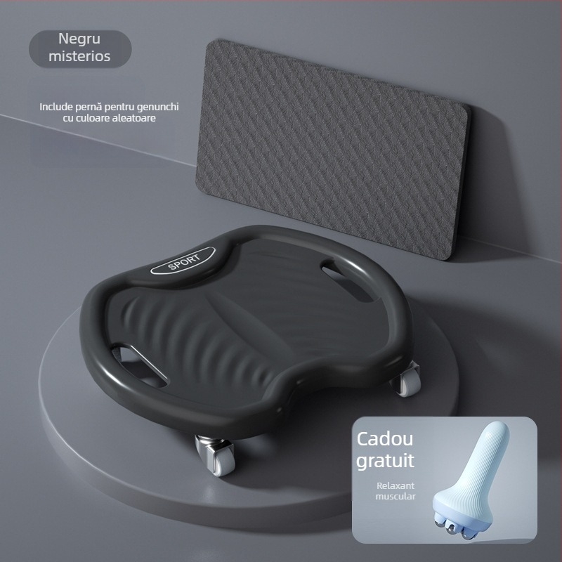 Rola abdominală cu patru roți – funcționare silențioasă, model JFP-A, greutate 0.8 kg, Kang Zhe