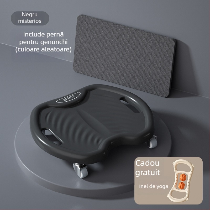 Rola abdominală cu patru roți – funcționare silențioasă, model JFP-A, greutate 0.8 kg, Kang Zhe