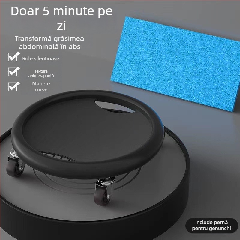 Water Source placă abdominală pentru fitness – silențioasă, placă de alunecare multifuncțională, modelul 1, 0,8 kg