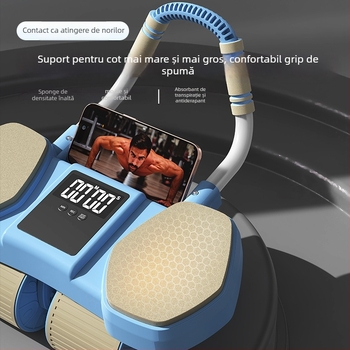 Roata abdominală cu revenire automată, sprijin pentru cot, greutate 2,2 kg, model QF-SLTKJFL