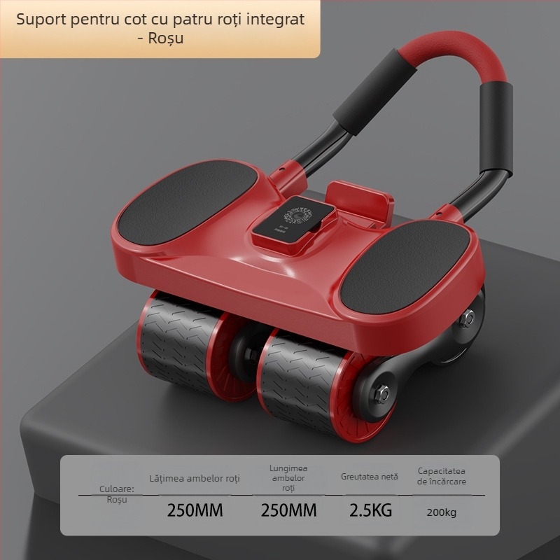 Roata abdominală Qianhuang – model Smart Internet APP, nepliabilă, greutate 2.5 kg, pachet de 8, origine Zhejiang
