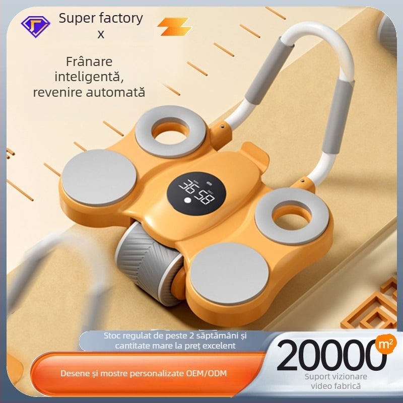 Rulou abdominal cu suport dublu pentru coate, non-pliabil, pentru acasă, model 550/560, greutate 2,5 kg