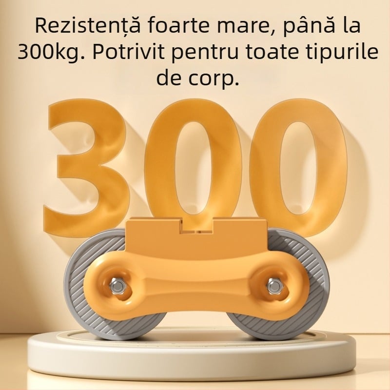 Rulou abdominal cu suport dublu pentru coate, non-pliabil, pentru acasă, model 550/560, greutate 2,5 kg