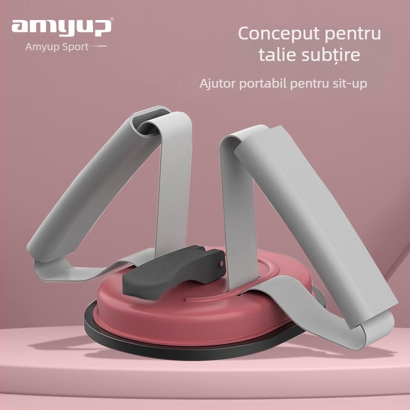 Emmy Ajutor pentru sit-up cu ventuze, dispozitiv pliabil de fitness pentru casă