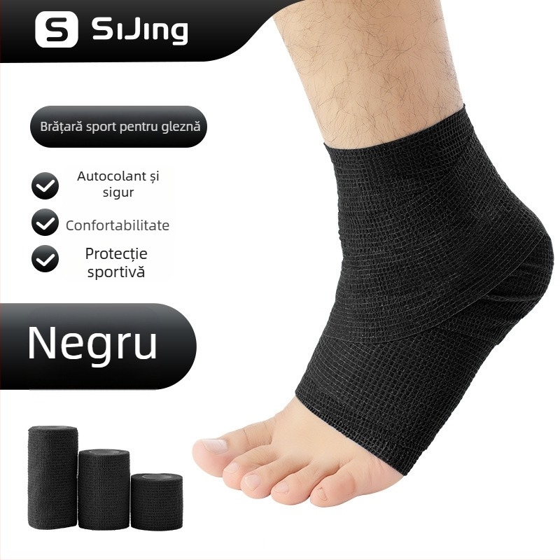 Bandaj de gleznă pentru fotbal — elastic, bandaj autoadeziv din tifon, latex (gleznă; fotbal; latex; elastic)
