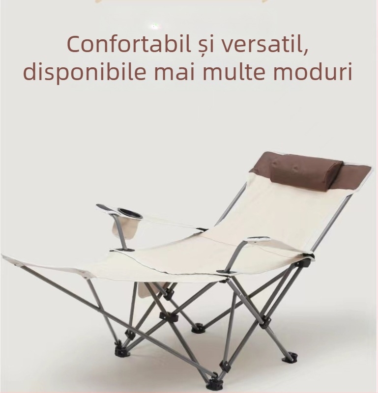 Pat de camping pliabil outdoor – portabil, cadru din fier, suprafață din țesătură Oxford, sarcină maximă 200 kg