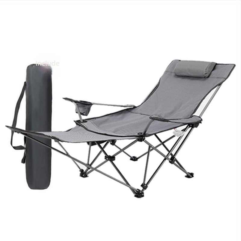 Pat de camping pliabil outdoor – portabil, cadru din fier, suprafață din țesătură Oxford, sarcină maximă 200 kg