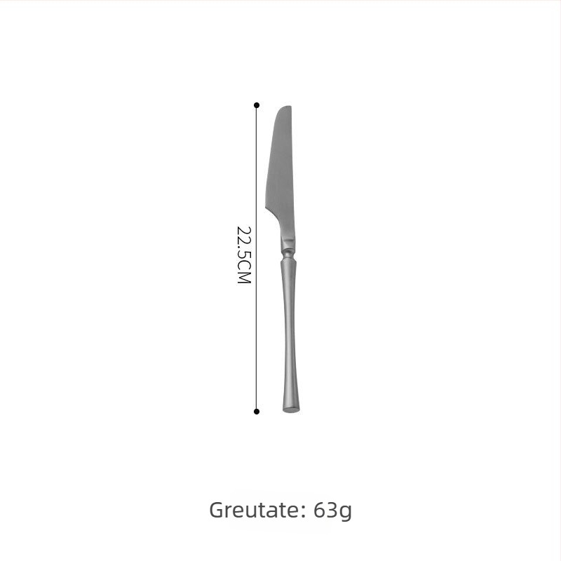 Set tacâmuri din oțel inoxidabil 304 cu talie mică, finisaj lustruit prin apă, stil coreean