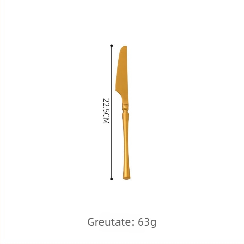 Set tacâmuri din oțel inoxidabil 304 cu talie mică, finisaj lustruit prin apă, stil coreean