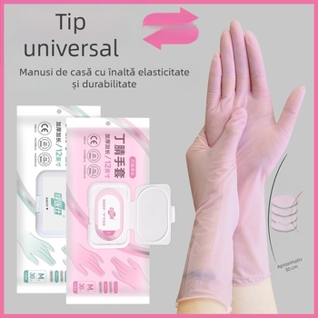 Green Doctor mănuși nitril monouso pentru gospodărie, pentru femei, îngroșate